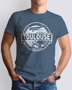 T-SHIRT HOMME BIENVENUE À TOULOUSE