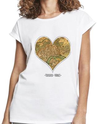 T-SHIRT FEMME O COEUR DE TOULOUSE